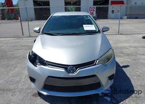 2016 Toyota Corolla Le из США, поврежденный, VIN 2T1BURHE1GC489820